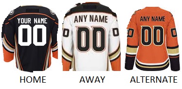(image for) ANAHEIM Pro Hockey Number Kit